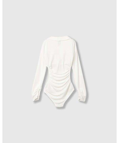 THINGS THAT MATTER(シングス ザット マター)の「【ZOZOTOWN限定】JERSEY BODYSUIT / ジャージー ボディースーツ(Tシャツ/カットソー・レディース・ホワイト/ホワイト×ブラック/ブラック・FREE)」の19枚目の写真