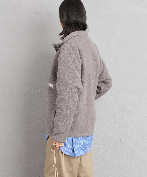 MARMOT（マーモット）の「【WEB先行予約】[Marmot/マーモット] 別注 ATT ボアフリースジャケット（ブルゾン・レディース・ブラック/グレー/ベージュ・XL/S/L/M）」の4枚目の写真