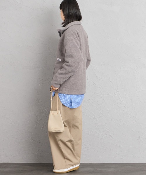 MARMOT（マーモット）の「【WEB先行予約】[Marmot/マーモット] 別注 ATT ボアフリースジャケット（ブルゾン・レディース・ブラック/グレー/ベージュ・XL/S/L/M）」の7枚目の写真