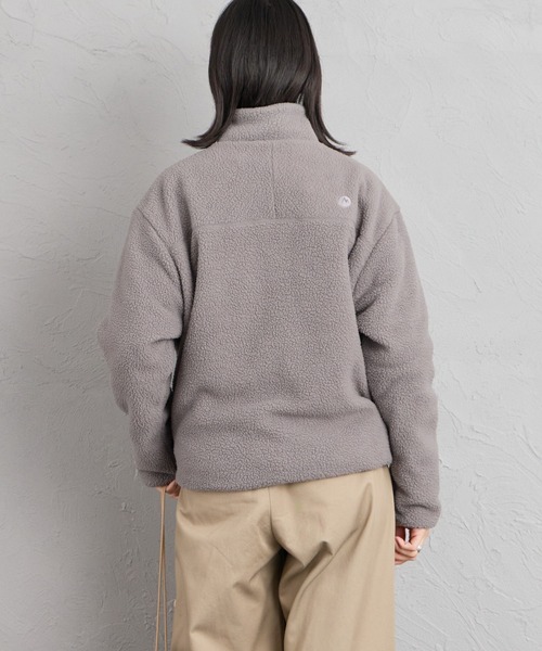 MARMOT（マーモット）の「【WEB先行予約】[Marmot/マーモット] 別注 ATT ボアフリースジャケット（ブルゾン・レディース・ブラック/グレー/ベージュ・XL/S/L/M）」の15枚目の写真