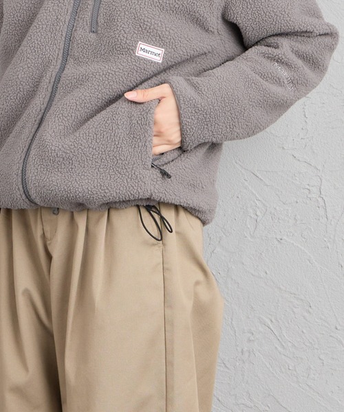 MARMOT（マーモット）の「【WEB先行予約】[Marmot/マーモット] 別注 ATT ボアフリースジャケット（ブルゾン・レディース・ブラック/グレー/ベージュ・XL/S/L/M）」の19枚目の写真