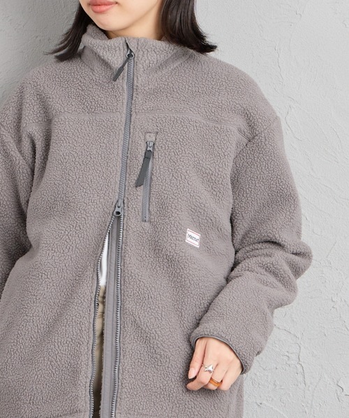 MARMOT（マーモット）の「【WEB先行予約】[Marmot/マーモット] 別注 ATT ボアフリースジャケット（ブルゾン・レディース・ブラック/グレー/ベージュ・XL/S/L/M）」の9枚目の写真