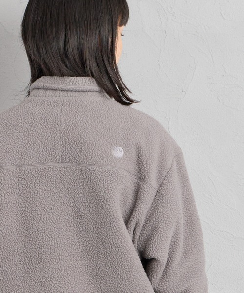 MARMOT（マーモット）の「【WEB先行予約】[Marmot/マーモット] 別注 ATT ボアフリースジャケット（ブルゾン・レディース・ブラック/グレー/ベージュ・XL/S/L/M）」の10枚目の写真