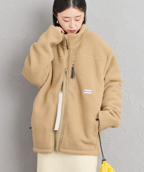 MARMOT（マーモット）の「【WEB先行予約】[Marmot/マーモット] 別注 ATT ボアフリースジャケット（ブルゾン・レディース・ブラック/グレー/ベージュ・XL/S/L/M）」の22枚目の写真