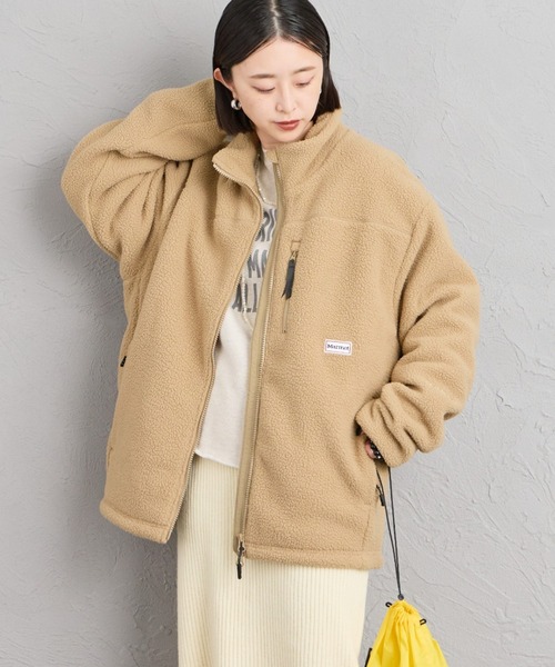 MARMOT（マーモット）の「【WEB先行予約】[Marmot/マーモット] 別注 ATT ボアフリースジャケット（ブルゾン・レディース・ブラック/グレー/ベージュ・XL/S/L/M）」の21枚目の写真