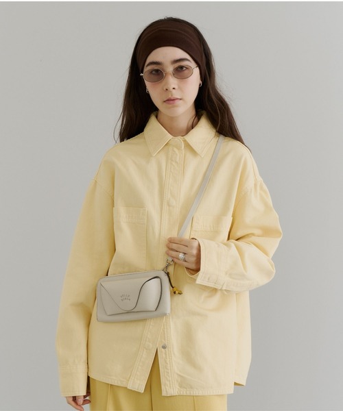 PELLEBORSA(ペレボルサ)の「お財布ポシェット Very Goods 7205(ショルダーバッグ・レディース・グリーン/グレー/アイボリー・FREE)」の7枚目の写真