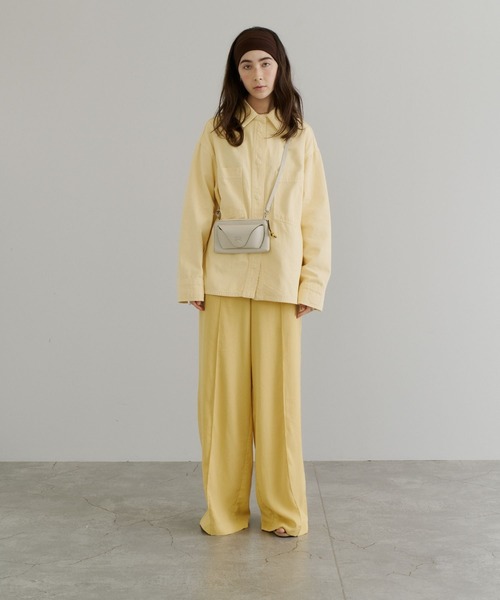 PELLEBORSA(ペレボルサ)の「お財布ポシェット Very Goods 7205(ショルダーバッグ・レディース・グリーン/グレー/アイボリー・FREE)」の10枚目の写真