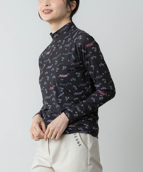 Picone CLUB(ピッコーネクラブ)の「UV速乾総柄プルオーバー(その他トップス・レディース・ブラック/ホワイト・13号/11号/9号)」の8枚目の写真