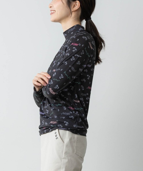 Picone CLUB(ピッコーネクラブ)の「UV速乾総柄プルオーバー(その他トップス・レディース・ブラック/ホワイト・13号/11号/9号)」の9枚目の写真
