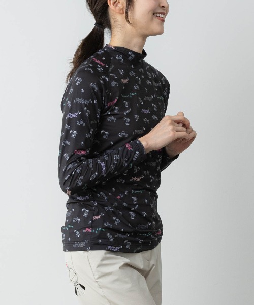 Picone CLUB(ピッコーネクラブ)の「UV速乾総柄プルオーバー(その他トップス・レディース・ブラック/ホワイト・13号/11号/9号)」の12枚目の写真