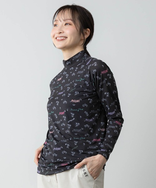 Picone CLUB(ピッコーネクラブ)の「UV速乾総柄プルオーバー(その他トップス・レディース・ブラック/ホワイト・13号/11号/9号)」の14枚目の写真