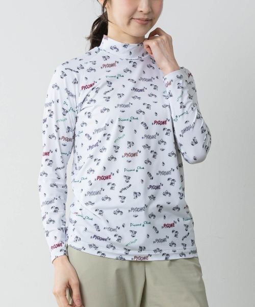 Picone CLUB(ピッコーネクラブ)の「UV速乾総柄プルオーバー(その他トップス・レディース・ブラック/ホワイト・13号/11号/9号)」の16枚目の写真
