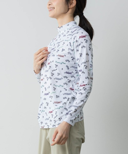 Picone CLUB(ピッコーネクラブ)の「UV速乾総柄プルオーバー(その他トップス・レディース・ブラック/ホワイト・13号/11号/9号)」の17枚目の写真