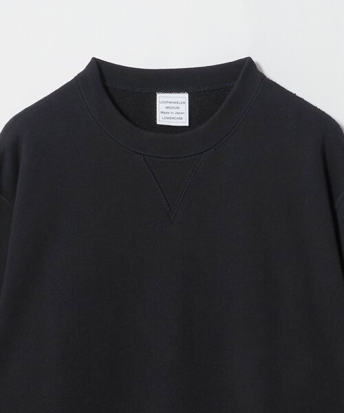 LOOPWHEELER（ループウィラー）の「＜LOOPWHEELER x LOWERCASE for UNITED ARROWS＞ クルーネック スウェット（Tシャツ/カットソー・メンズ・ダークブラウン/ブラック・XL/S/L/M）」の10枚目の写真