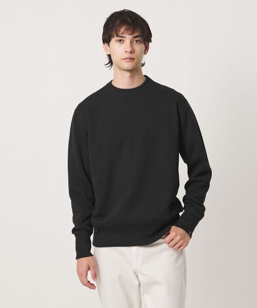LOOPWHEELER（ループウィラー）の「＜LOOPWHEELER x LOWERCASE for UNITED ARROWS＞ クルーネック スウェット（Tシャツ/カットソー・メンズ・ダークブラウン/ブラック・XL/S/L/M）」の14枚目の写真