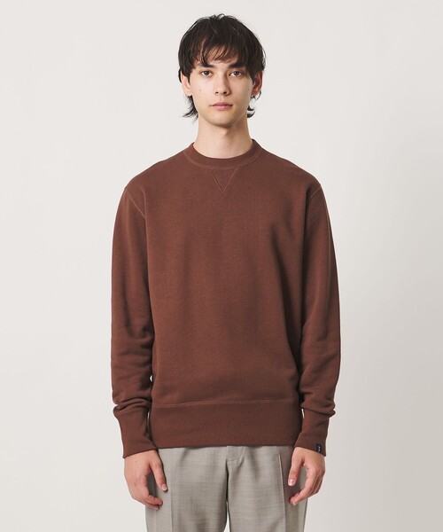 LOOPWHEELER（ループウィラー）の「＜LOOPWHEELER x LOWERCASE for UNITED ARROWS＞ クルーネック スウェット（Tシャツ/カットソー・メンズ・ダークブラウン/ブラック・XL/S/L/M）」の18枚目の写真