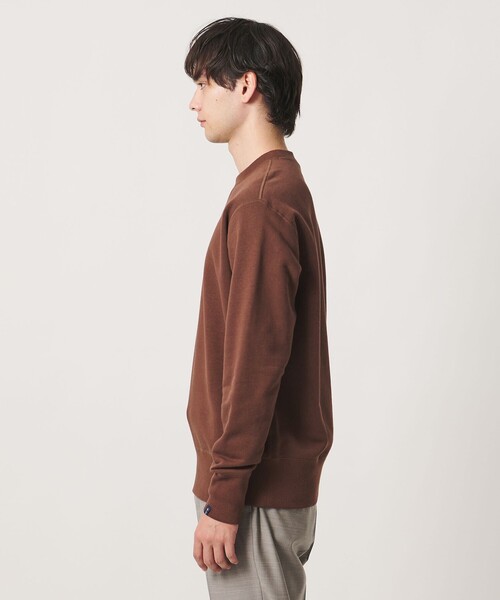 LOOPWHEELER（ループウィラー）の「＜LOOPWHEELER x LOWERCASE for UNITED ARROWS＞ クルーネック スウェット（Tシャツ/カットソー・メンズ・ダークブラウン/ブラック・XL/S/L/M）」の19枚目の写真