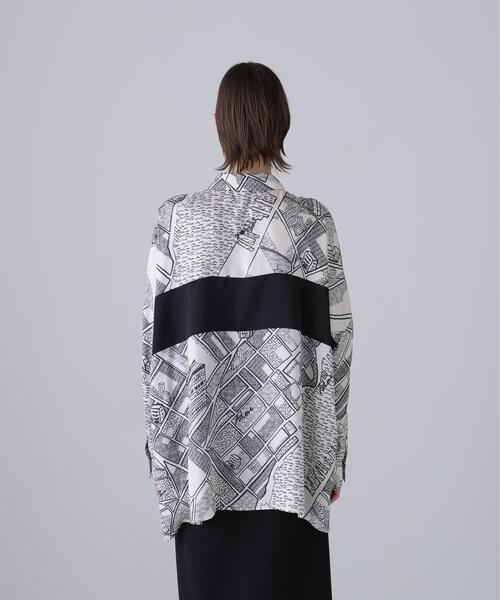 ADORE（アドーア）の「◆シティアトラスプリントブラウス（シャツ/ブラウス・レディース・ホワイト系その他・38）」の8枚目の写真