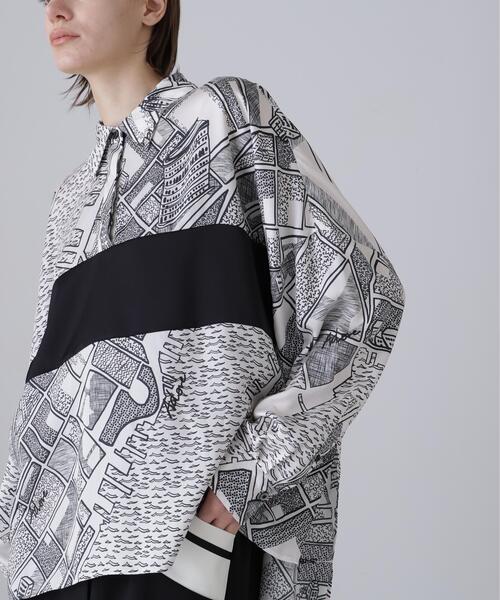 ADORE（アドーア）の「◆シティアトラスプリントブラウス（シャツ/ブラウス・レディース・ホワイト系その他・38）」の10枚目の写真