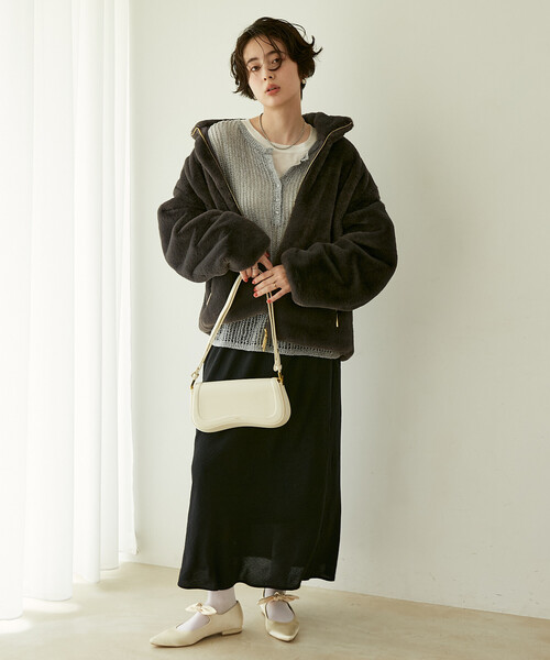 FREAK'S STORE(フリークスストア)の「TATRAS/タトラス BARBRA<別注カラーあり>/バルブラ/LCKA0038033588(その他アウター・レディース・ベージュ/ブラウン/グレー/ライトグレー/チャコール/ブラック・2/1)」の7枚目の写真