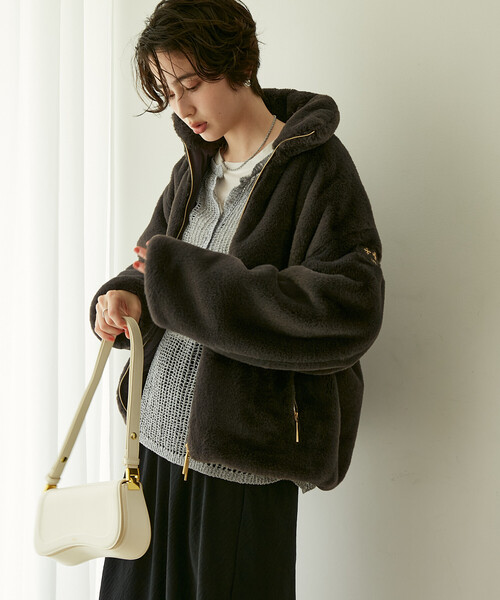 FREAK'S STORE(フリークスストア)の「TATRAS/タトラス BARBRA<別注カラーあり>/バルブラ/LCKA0038033588(その他アウター・レディース・ベージュ/ブラウン/グレー/ライトグレー/チャコール/ブラック・2/1)」の13枚目の写真