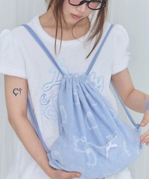 .KOM（ドットコム）の「A'GEM/9 × .kom 『FANCY CLUB/ファンシークラブ』Zzz DUSTY SALON PAJAMA GYM SACK/サロンパジャマジムサック（バックパック/リュック）」