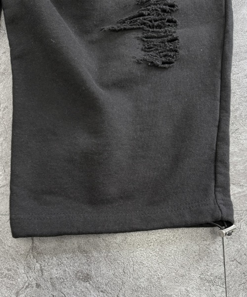 YACA(ヤーカ)の「Over Damage Sweat Pants/オーバーダメージスウェットパンツ【ユニセックス着用可能】(スウェットパンツ・レディース・グレー/ブラック・FREE)」の20枚目の写真