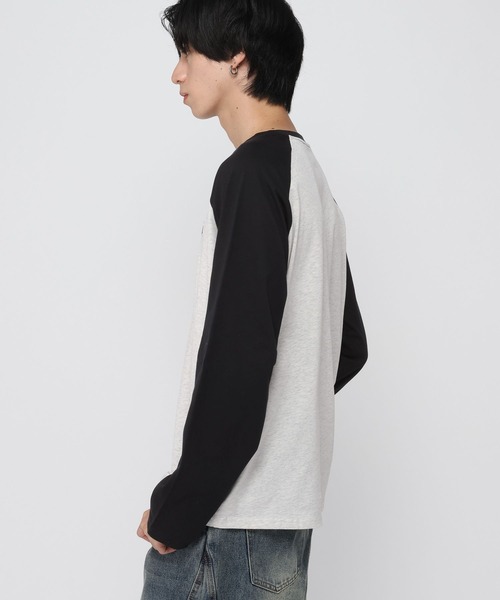 ALAND(エーランド)の「【UNISEX】ALAND/Aロゴラグランロングスリーブ(Tシャツ/カットソー・レディース・ネイビー/ブラック・SMALL/LARGE)」の9枚目の写真