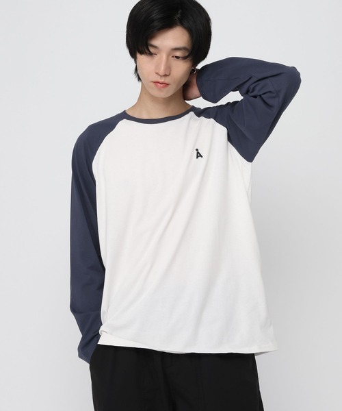 ALAND(エーランド)の「【UNISEX】ALAND/Aロゴラグランロングスリーブ(Tシャツ/カットソー・レディース・ネイビー/ブラック・SMALL/LARGE)」の17枚目の写真