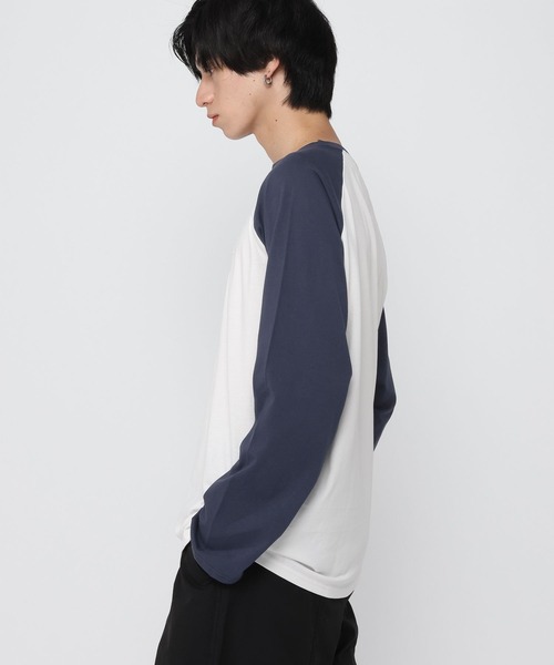 ALAND(エーランド)の「【UNISEX】ALAND/Aロゴラグランロングスリーブ(Tシャツ/カットソー・レディース・ネイビー/ブラック・SMALL/LARGE)」の18枚目の写真