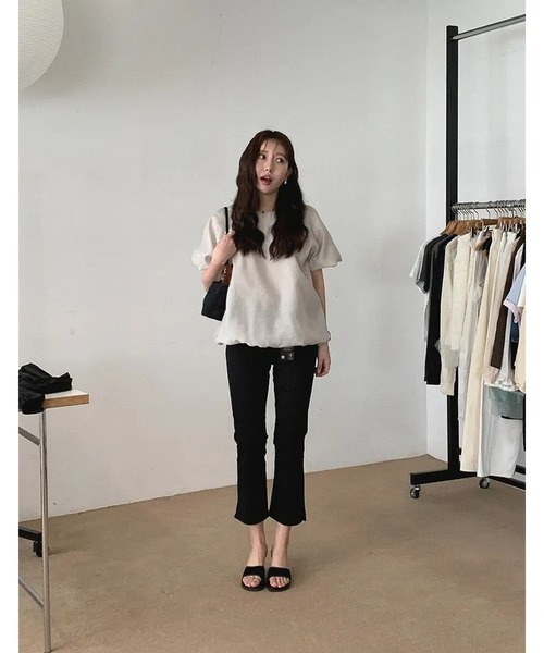BLoomMe(ブルームミー)の「バルーンシルエットボリュームスリーブブラウス(シャツ/ブラウス・レディース・オフホワイト/ライトグレー・M)」の18枚目の写真
