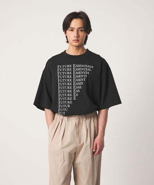 CITEN（シテン）の「＜CITEN＞FUTURE ESSENTIALプリントT（Tシャツ/カットソー・メンズ・ブラック/ホワイト・M/L）」の3枚目の写真