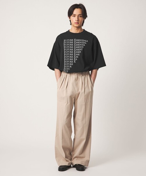 CITEN（シテン）の「＜CITEN＞FUTURE ESSENTIALプリントT（Tシャツ/カットソー・メンズ・ブラック/ホワイト・M/L）」の4枚目の写真