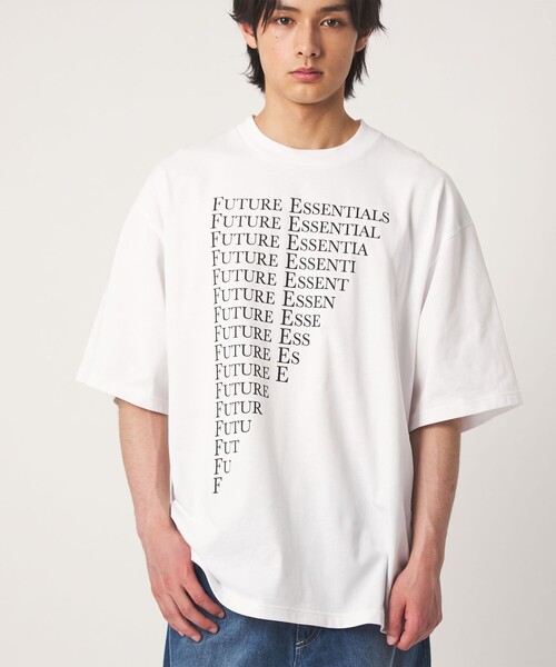 CITEN（シテン）の「＜CITEN＞FUTURE ESSENTIALプリントT（Tシャツ/カットソー・メンズ・ブラック/ホワイト・M/L）」の5枚目の写真