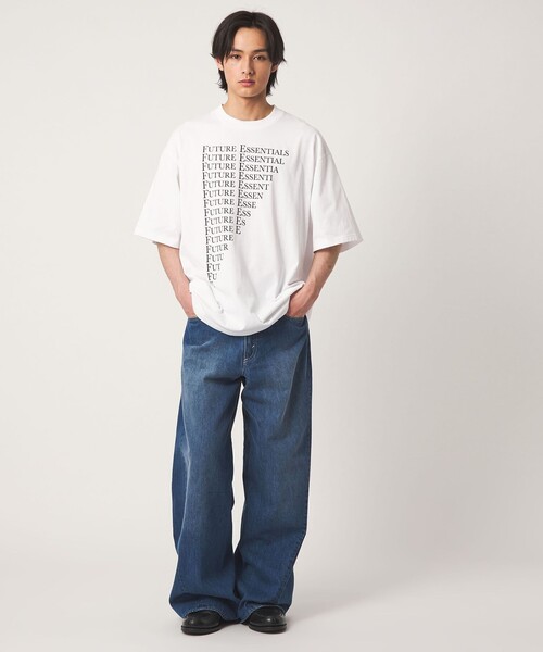 CITEN（シテン）の「＜CITEN＞FUTURE ESSENTIALプリントT（Tシャツ/カットソー・メンズ・ブラック/ホワイト・M/L）」の6枚目の写真