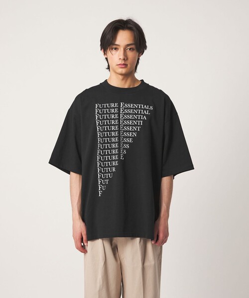 CITEN（シテン）の「＜CITEN＞FUTURE ESSENTIALプリントT（Tシャツ/カットソー・メンズ・ブラック/ホワイト・M/L）」の7枚目の写真
