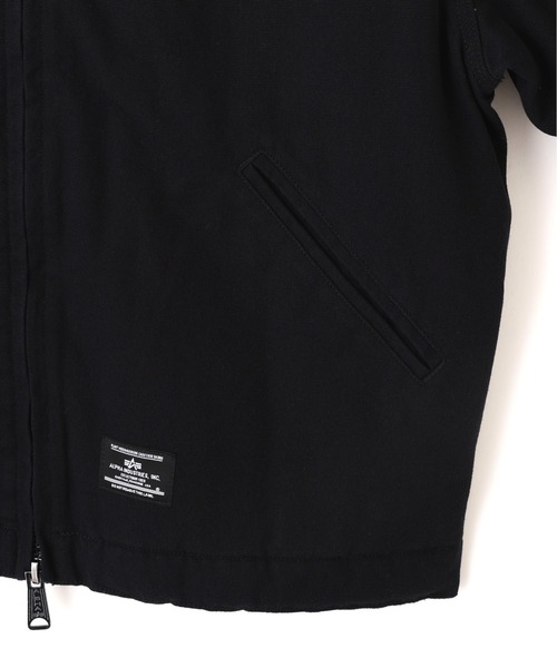 Alpha Industries(アルファインダストリーズ)の「Alpha Industries/アルファ インダストリーズ/BUTLER RELAXED FIT WORK JACKET/バトラーリラックスフィット ワークジャケット(ブルゾン・メンズ・ブラウン/ブラック・L/M/XL/S)」の7枚目の写真