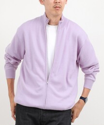 ウールカシミヤ スタンドジップニット 26AW