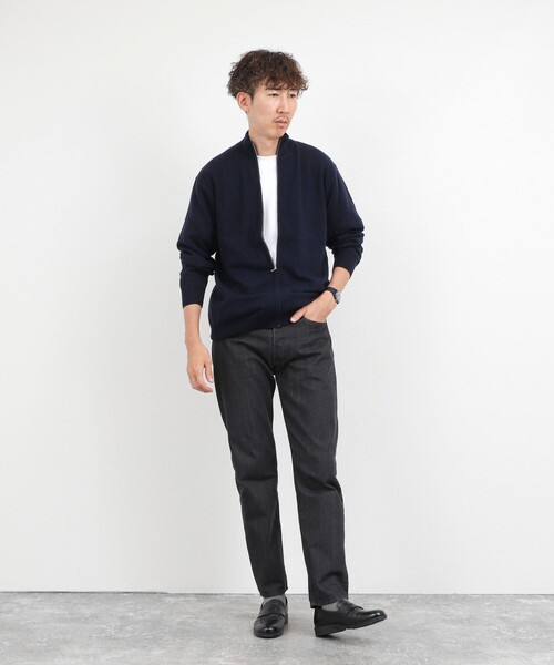 NOLLEY’S(ノーリーズ)の「ウールカシミヤ スタンドジップニット 26AW(ニット/セーター・メンズ・ライトグレー/パープル/ベージュ/ダークネイビー/グリーン・S/M/L)」の20枚目の写真