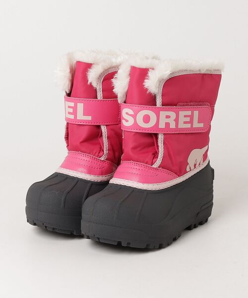 SOREL(ソレル)の「SOREL/ キッズ/ リトルキッズスノーコマンダー /ソレル(ブーツ・キッズ・ピンク系その他/ピンク/レッド/ブラック・20.5cm/21.0cm/16.0cm/19.5cm/17.0cm/18.0cm)」の3枚目の写真