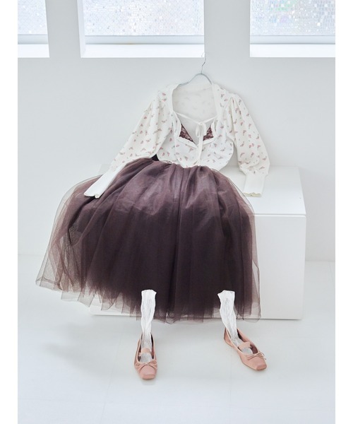 etre loin(エトルワン)の「Lace lined cardigan / レースラインカーディガン(カーディガン/ボレロ・レディース・グレー/ホワイト/グリーン・M)」の10枚目の写真