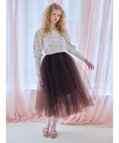 etre loin(エトルワン)の「Lace lined cardigan / レースラインカーディガン(カーディガン/ボレロ・レディース・グレー/ホワイト/グリーン・M)」の19枚目の写真
