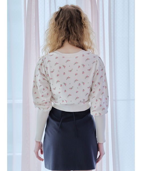 etre loin(エトルワン)の「Lace lined cardigan / レースラインカーディガン(カーディガン/ボレロ・レディース・グレー/ホワイト/グリーン・M)」の13枚目の写真