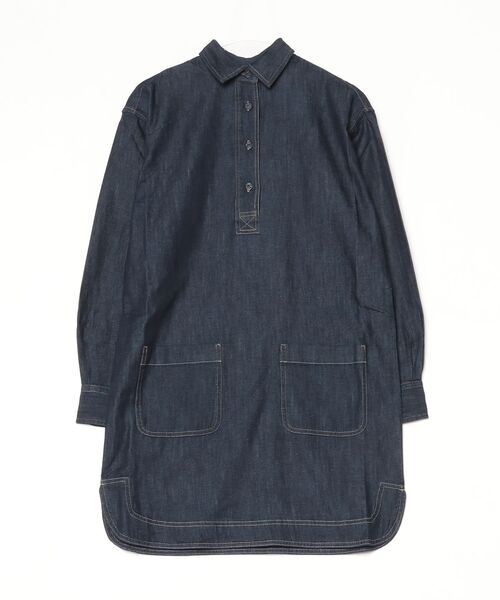 LAUREN RALPH LAUREN(ローレン ラルフ ローレン)の「デニム シャツドレス(シャツワンピース・レディース・ブルー・2/0/4/6/00)」の3枚目の写真
