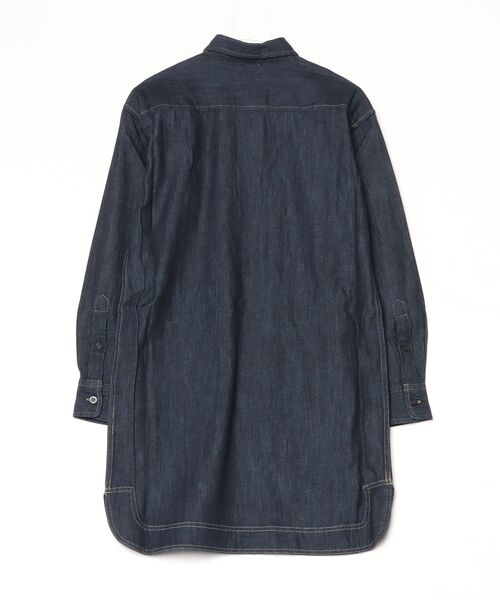 LAUREN RALPH LAUREN(ローレン ラルフ ローレン)の「デニム シャツドレス(シャツワンピース・レディース・ブルー・2/0/4/6/00)」の2枚目の写真