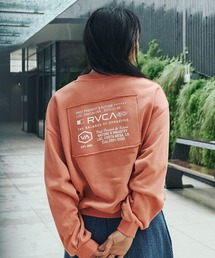 RVCA ウィメンズ ALL INFO CREW トレーナー 【2026年秋冬モデル】/ルーカプルオーバースウェットトレーナー