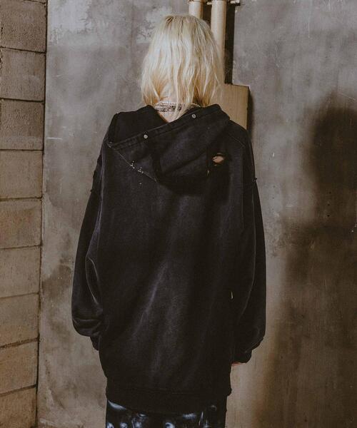 FR(13)NDS(フレンズ)の「FR(13)NDS/フレンズ/FUR HOODIE(パーカー・メンズ・ブラック系その他/グレー/ブラック・L/M)」の4枚目の写真