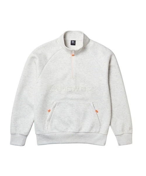 NEW ERA(ニューエラ)の「【NEW ERA】テック スウェット ハーフジップ プルオーバー Emboss Logo ゴルフ / 3カラー(スウェット・メンズ・ダークグレー/オートミール/ブラック・M/L)」の3枚目の写真