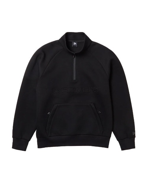 NEW ERA(ニューエラ)の「【NEW ERA】テック スウェット ハーフジップ プルオーバー Emboss Logo ゴルフ / 3カラー(スウェット・メンズ・ダークグレー/オートミール/ブラック・M/L)」の1枚目の写真