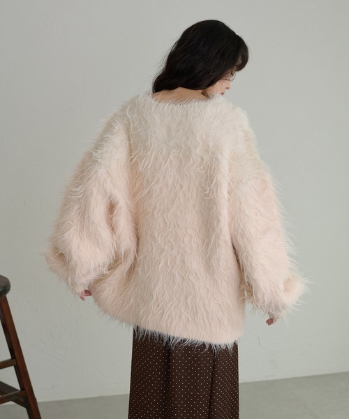 apres jour clair(アプレジュールクレア)の「【apres jour clair】グラデーションリボンニット(ニット/セーター・レディース・ベビーピンク/ブラウン系その他/ブルー系その他/キャメル・X-LARGE/フリー)」の17枚目の写真